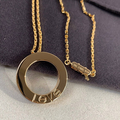 [LUCKY LOVE]LOVE NECKLACE 16MM 3 DIAMONDS