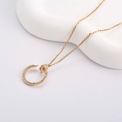 [LUCKY LOVE]JUSTE NECKLACE FULL DIAMOND