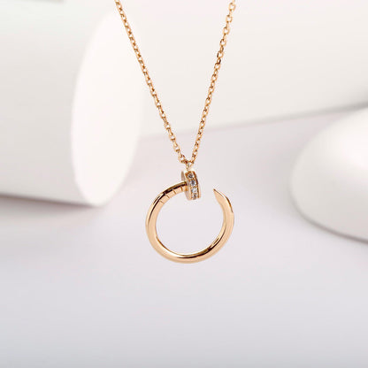 [LUCKY LOVE]JUSTE NECKLACE FULL DIAMOND