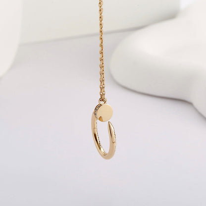 [LUCKY LOVE]JUSTE NECKLACE FULL DIAMOND