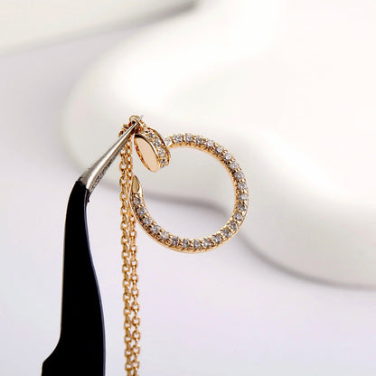 [LUCKY LOVE]JUSTE NECKLACE FULL DIAMOND