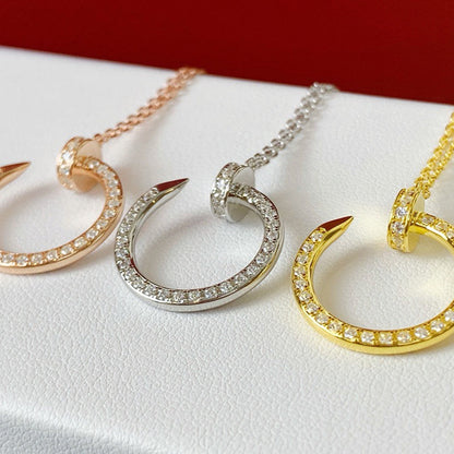 [LUCKY LOVE]JUSTE NECKLACE FULL DIAMOND