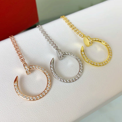[LUCKY LOVE]JUSTE NECKLACE FULL DIAMOND