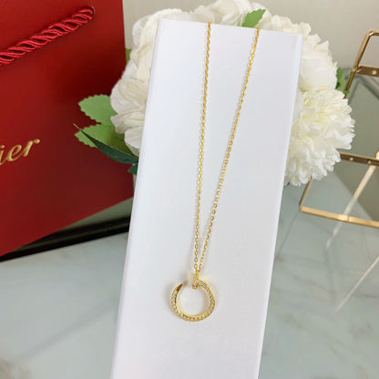[LUCKY LOVE]JUSTE NECKLACE FULL DIAMOND
