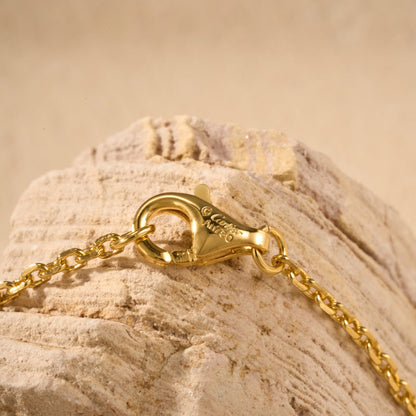 [LUCKY LOVE]JUSTE NECKLACE HALF DIAMOND
