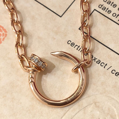 [LUCKY LOVE]JUSTE NECKLACE FULL DIAMONDS