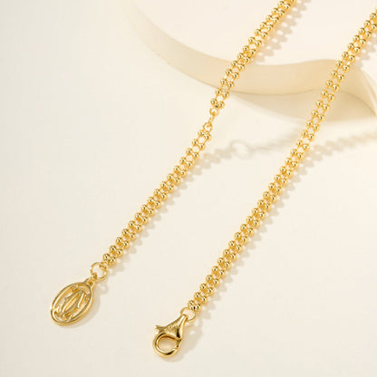 [LUCKY LOVE]TRINITY LARGE NECKLACE