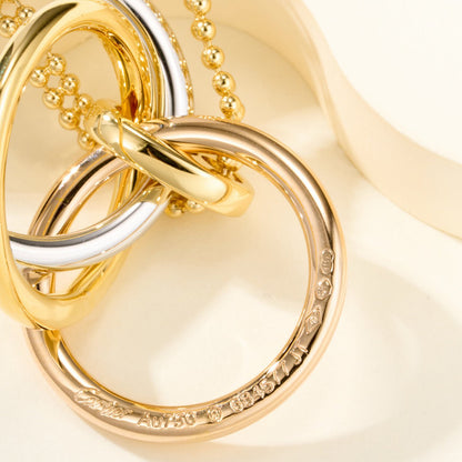 [LUCKY LOVE]TRINITY LARGE NECKLACE
