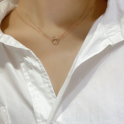 [LUCKY LOVE]TRINITY MINI NECKLACE