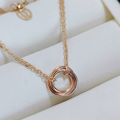 [LUCKY LOVE]TRINITY MINI NECKLACE