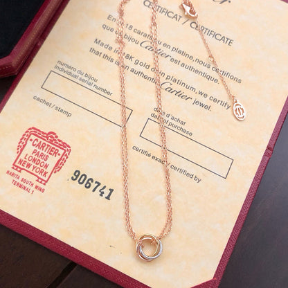 [LUCKY LOVE]TRINITY MINI NECKLACE