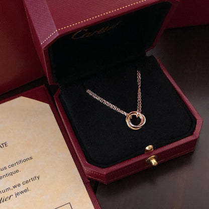 [LUCKY LOVE]TRINITY MINI NECKLACE