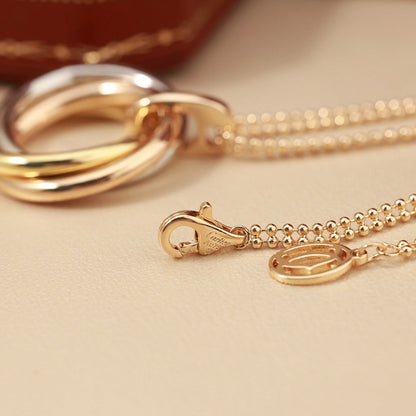 [LUCKY LOVE]TRINITY LARGE NECKLACE