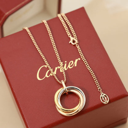 [LUCKY LOVE]TRINITY LARGE NECKLACE