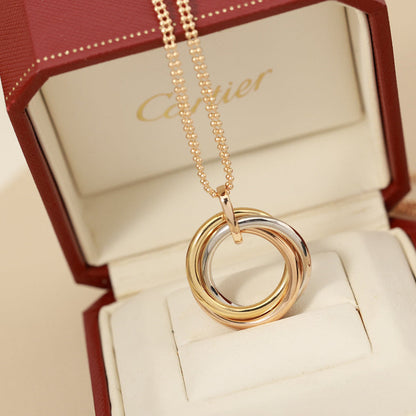 [LUCKY LOVE]TRINITY LARGE NECKLACE