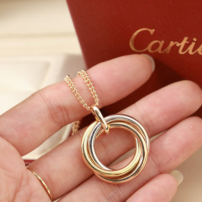[LUCKY LOVE]TRINITY LARGE NECKLACE