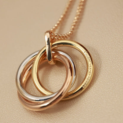 [LUCKY LOVE]TRINITY LARGE NECKLACE