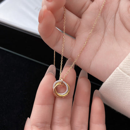 [LUCKY LOVE]TRINITY SMALL NECKLACE
