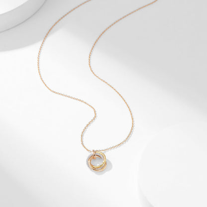 [LUCKY LOVE]TRINITY SMALL NECKLACE