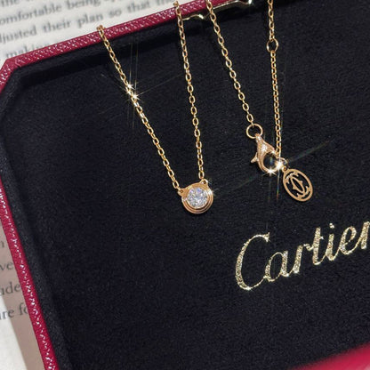 [LUCKY LOVE]DAMOUR DIAMOND NECKLACE