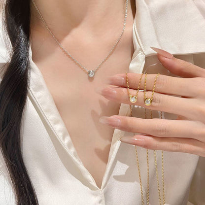 [LUCKY LOVE]DAMOUR DIAMOND NECKLACE