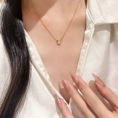 [LUCKY LOVE]DAMOUR DIAMOND NECKLACE