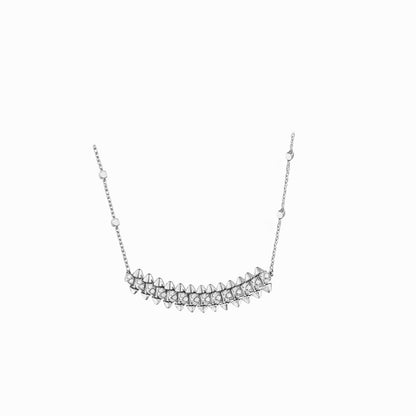 [LUCKY LOVE]CLASH  SMALL FULL DIAMOND NECKLACE