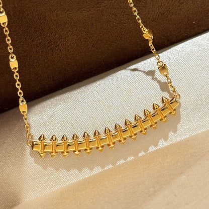 [LUCKY LOVE]CLASH  SMALL FULL DIAMOND NECKLACE