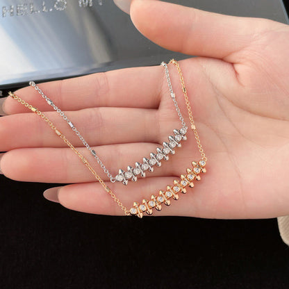 [LUCKY LOVE]CLASH  MEDIUM DIAMOND NECKLACE