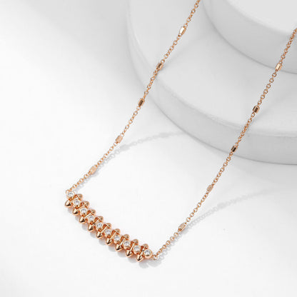 [LUCKY LOVE]CLASH  MEDIUM DIAMOND NECKLACE
