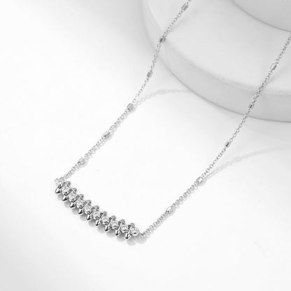 [LUCKY LOVE]CLASH  MEDIUM DIAMOND NECKLACE