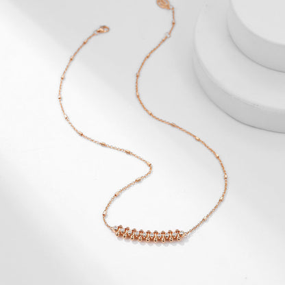 [LUCKY LOVE]CLASH  MEDIUM DIAMOND NECKLACE