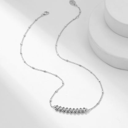 [LUCKY LOVE]CLASH  MEDIUM DIAMOND NECKLACE