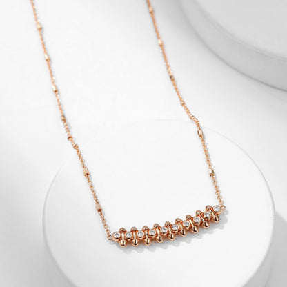 [LUCKY LOVE]CLASH  MEDIUM DIAMOND NECKLACE