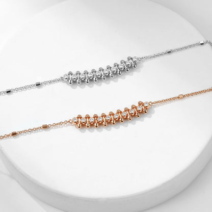 [LUCKY LOVE]CLASH  MEDIUM DIAMOND NECKLACE