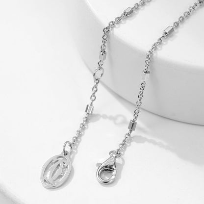 [LUCKY LOVE]CLASH  MEDIUM DIAMOND NECKLACE