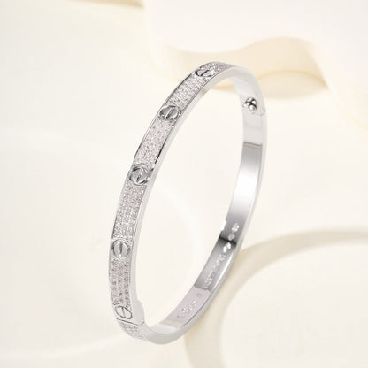 [LUCKY LOVE]LOVE BRACELET 4.8MM DIAMOND-PAVED