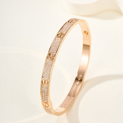 [LUCKY LOVE]LOVE BRACELET 4.8MM DIAMOND-PAVED