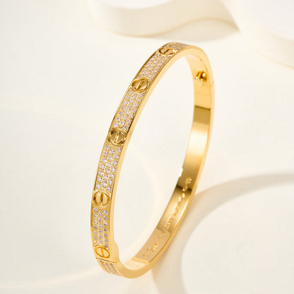 [LUCKY LOVE]LOVE BRACELET 4.8MM DIAMOND-PAVED
