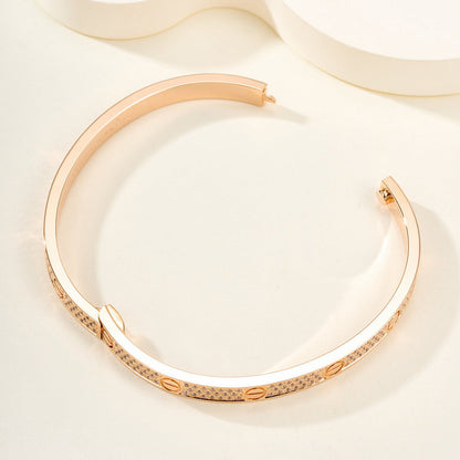 [LUCKY LOVE]LOVE BRACELET 4.8MM DIAMOND-PAVED