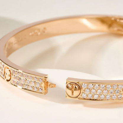 [LUCKY LOVE]LOVE BRACELET 4.8MM DIAMOND-PAVED