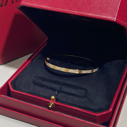[LUCKY LOVE]LOVE BRACELET 3.65MM DIAMOND-PAVED