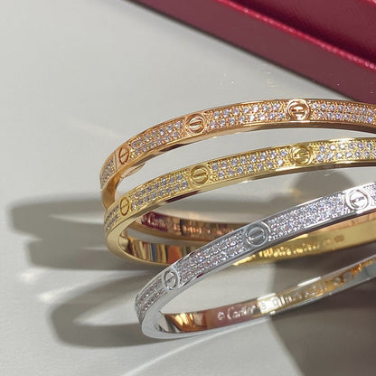 [LUCKY LOVE]LOVE BRACELET 3.65MM DIAMOND-PAVED
