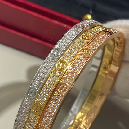 [LUCKY LOVE]LOVE BRACELET 3.65MM DIAMOND-PAVED