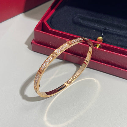 [LUCKY LOVE]LOVE BRACELET 3.65MM DIAMOND-PAVED