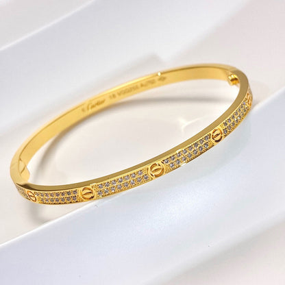 [LUCKY LOVE]LOVE BRACELET 3.65MM DIAMOND-PAVED
