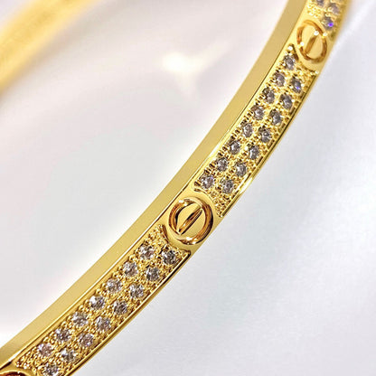 [LUCKY LOVE]LOVE BRACELET 3.65MM DIAMOND-PAVED