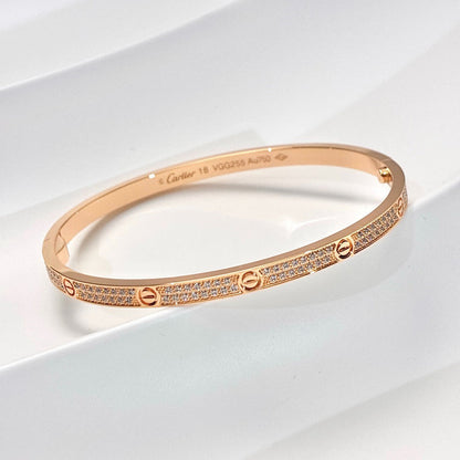 [LUCKY LOVE]LOVE BRACELET 3.65MM DIAMOND-PAVED