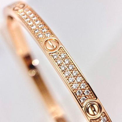 [LUCKY LOVE]LOVE BRACELET 3.65MM DIAMOND-PAVED