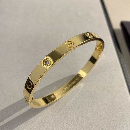 [LUCKY LOVE]LOVE BRACELET 6.1MM 4 DIAMONDS